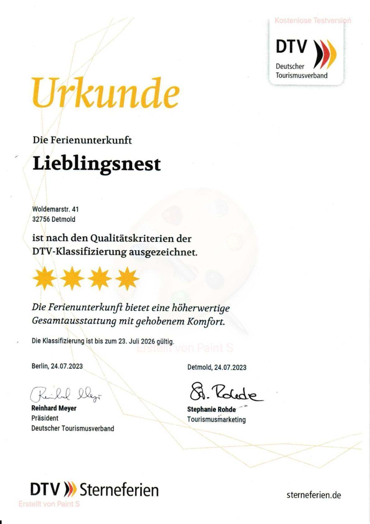 Apartament Lieblingsnest Detmold Zewnętrze zdjęcie